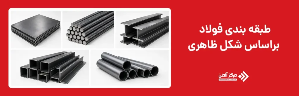 طبقه بندی فولاد براساس شکل ظاهری