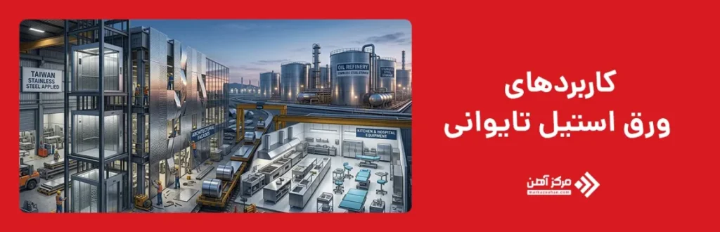 کاربردهای ورق استیل تایوانی