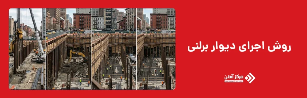 روش اجرای دیوار برلنی