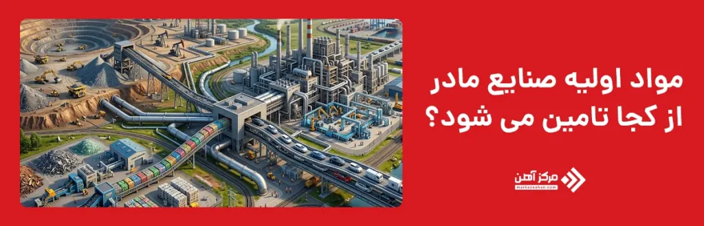 مواد اولیه صنایع مادر از کجا تامین می شود؟