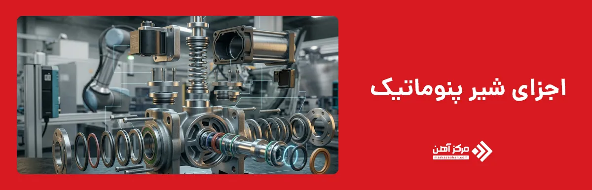 اجزای شیر پنوماتیک