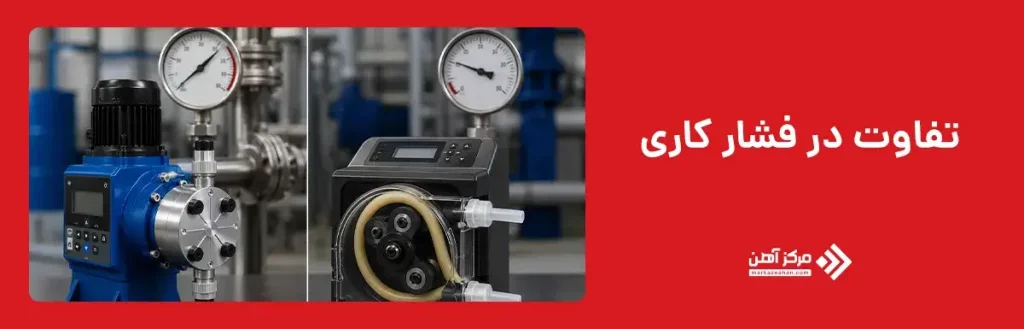 تفاوت در فشار کاری