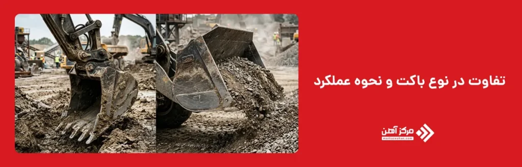 تفاوت در نوع باکت و نحوه عملکرد