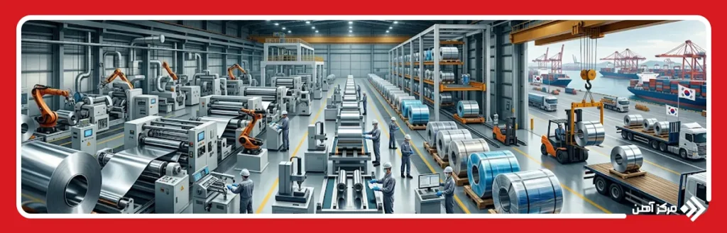 واردات ورق استیل از چین