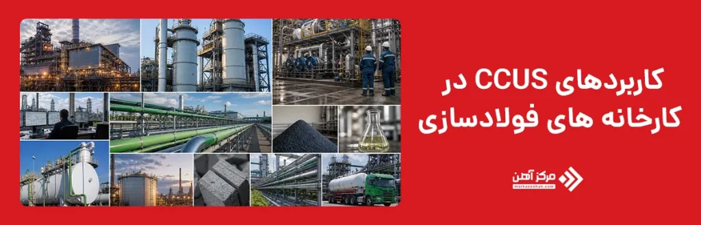 کاربردهای CCUS در کارخانه‌ های فولادسازی