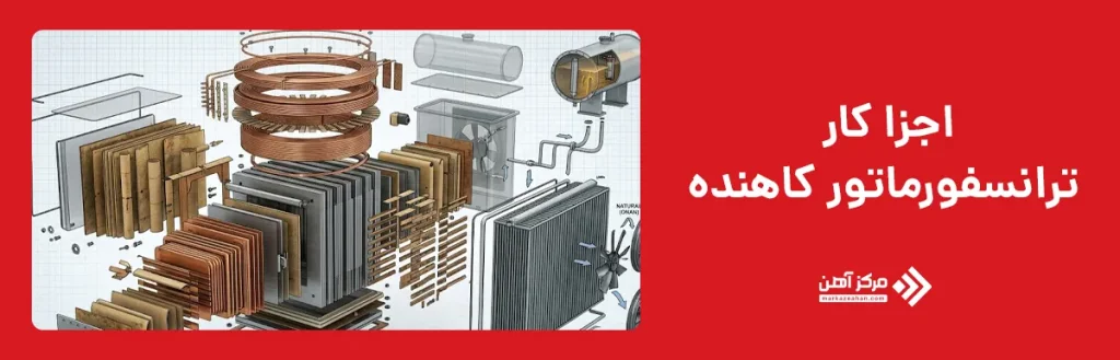 اجزا کار ترانسفورماتور کاهنده
