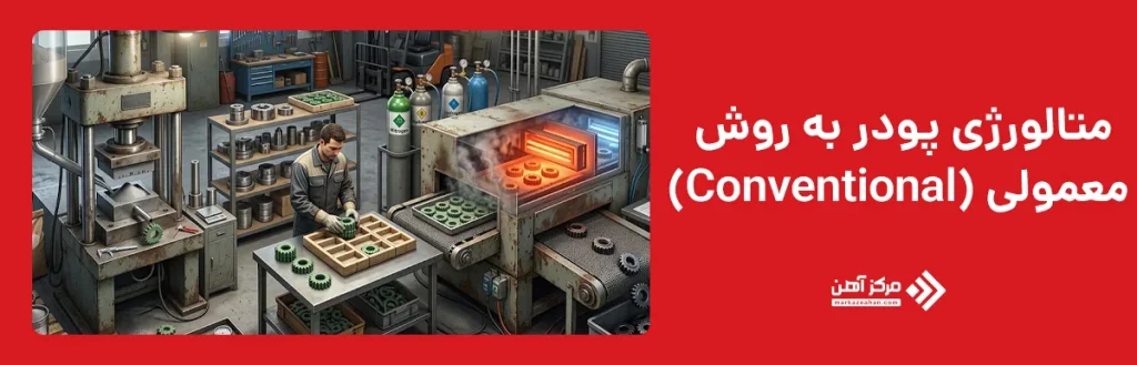 متالورژی پودر به روش معمولی (Conventional)