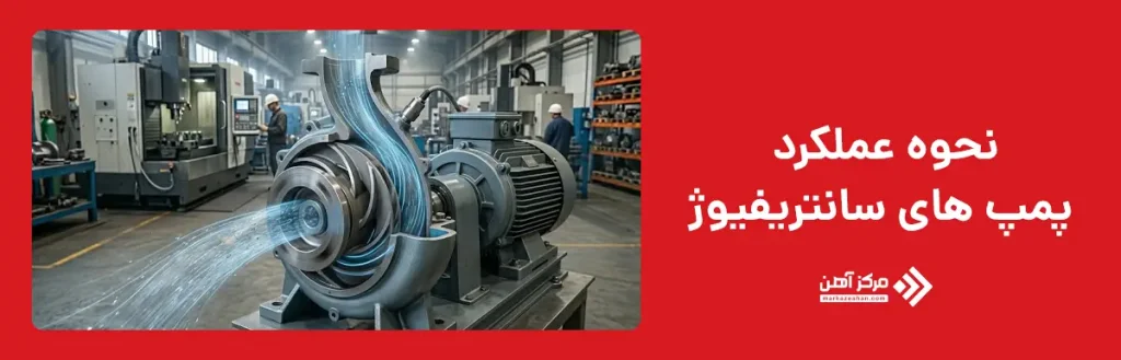 نحوه عملکرد پمپ های سانتریفیوژ