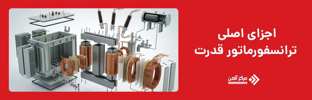 اجزای اصلی ترانسفورماتور قدرت
