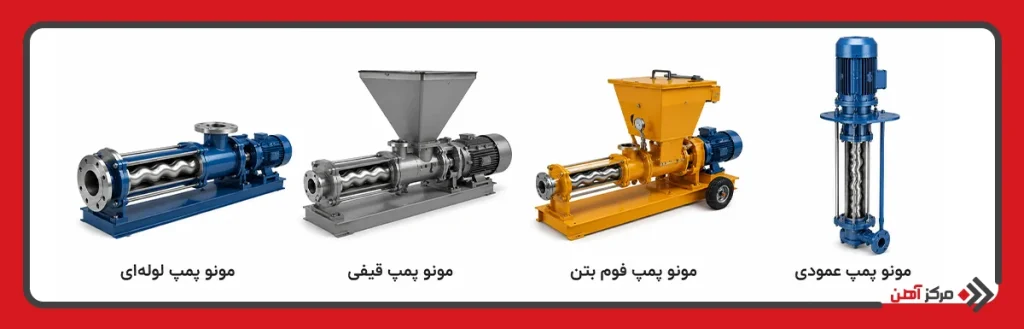 انواع مونو پمپ