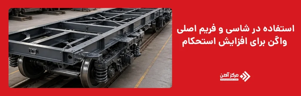 استفاده در شاسی و فریم اصلی واگن برای افزایش استحکام