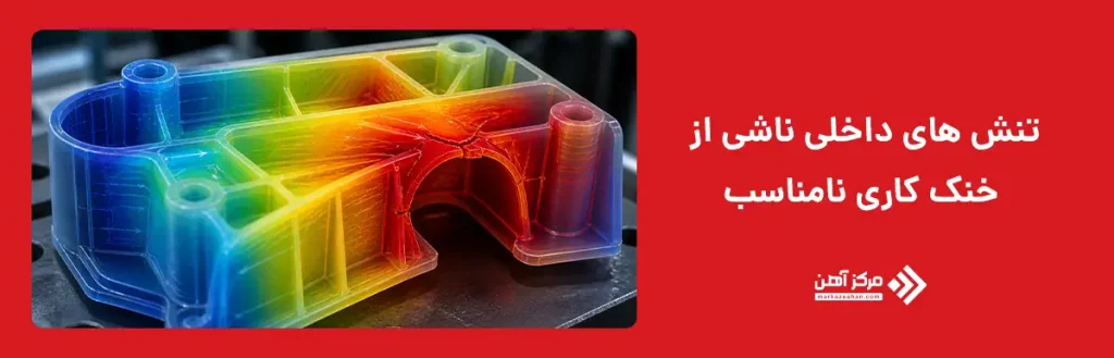 تنش های داخلی ناشی از خنک کاری نامناسب