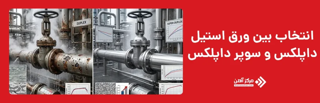 انتخاب بین ورق استیل داپلکس و سوپر داپلکس
