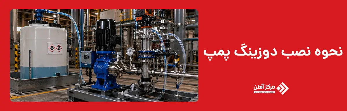 نحوه نصب دوزینگ پمپ