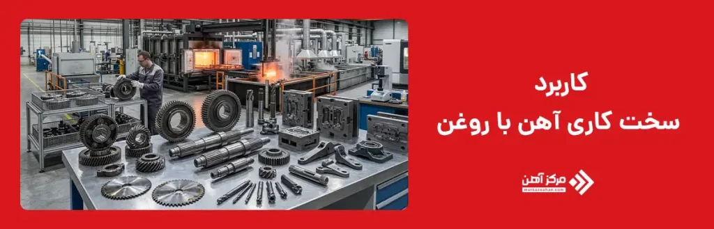 کاربرد سخت کاری آهن با روغن