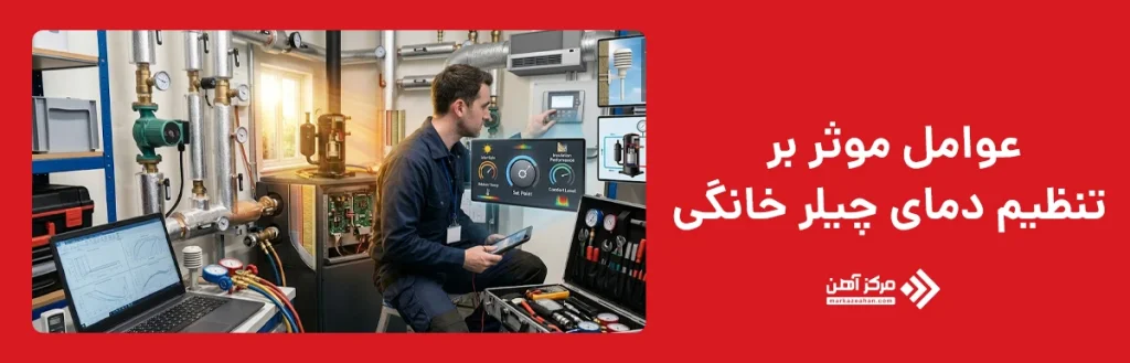عوامل موثر بر تنظیم دمای چیلر خانگی