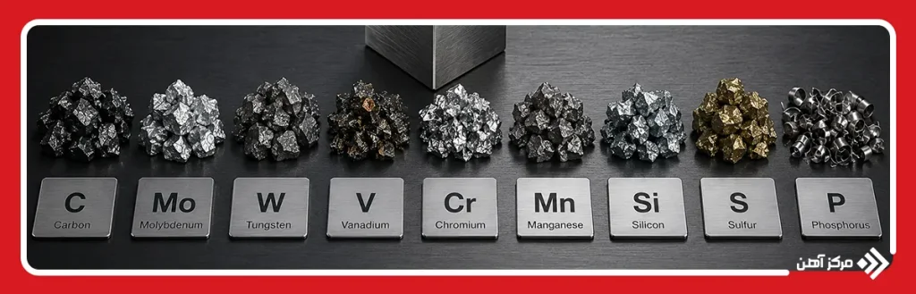 ترکیب شیمیایی فولاد M2