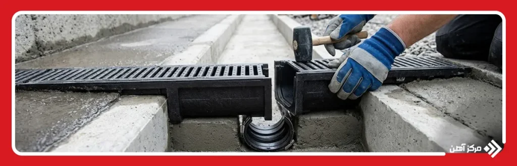 اتصال قطعات گاتر به یکدیگر