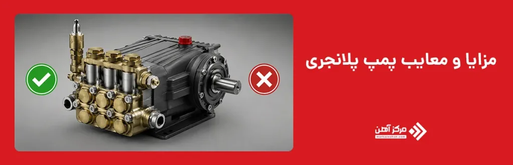 مزایا و معایب پمپ پلانجری