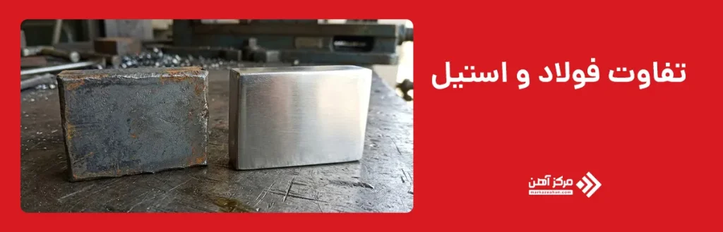 تفاوت فولاد و استیل