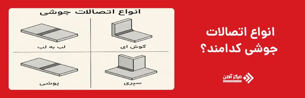 انواع اتصالات جوشی 