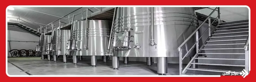 کاربردهای مخازن ساخته شده از ورق استیل استنلس