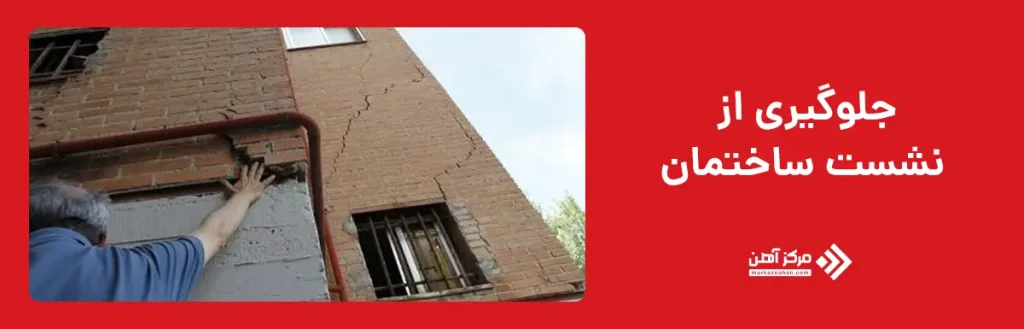 جلوگیری از نشست ساختمان