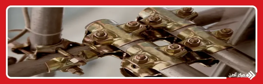 بست داربست استاندارد آهنی