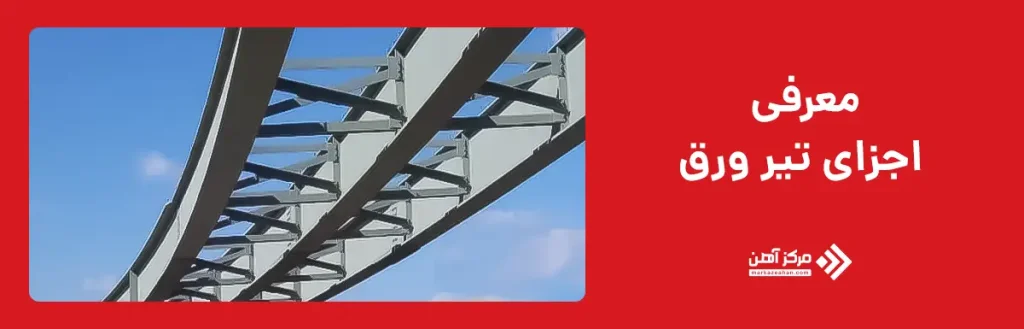 معرفی اجزای تیر ورق