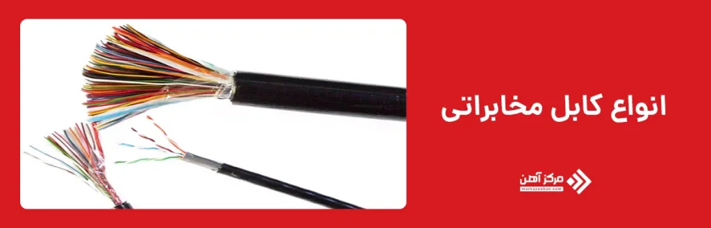 انواع کابل مخابراتی