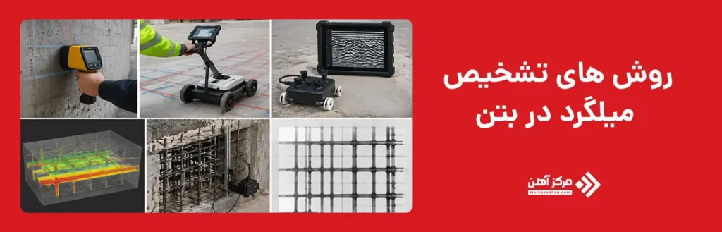روش های تشخیص میلگرد در بتن