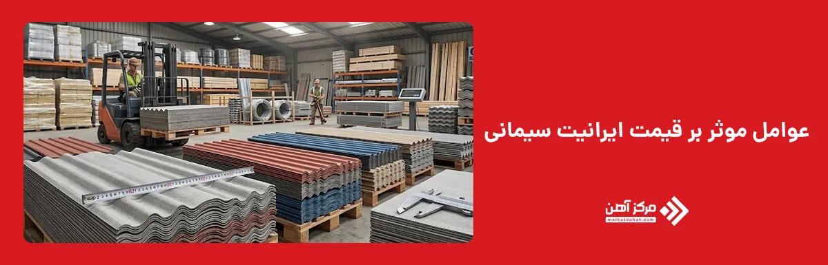 عوامل موثر بر قیمت ایرانیت سیمانی