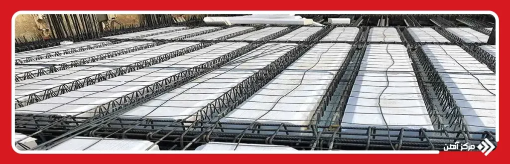 روش آرماتور بندی سقف