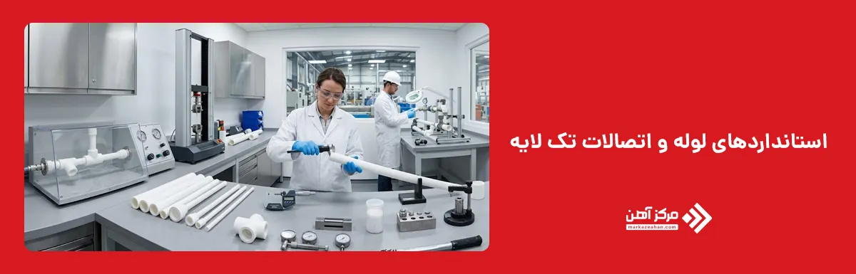 استانداردهای لوله و اتصالات تک لایه