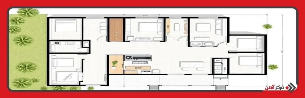 نقشه ساختمان حاصل از Finch 3D