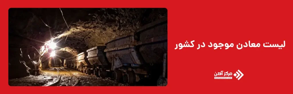 لیست معادن موجود در ایران