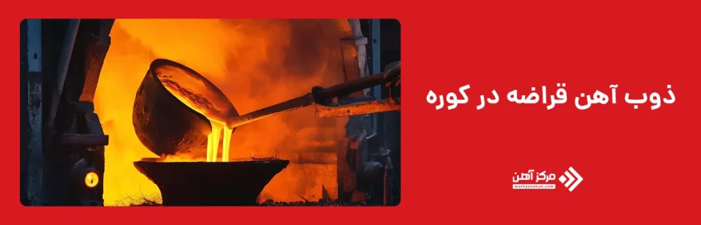 ذوب آهن قراضه در کوره 