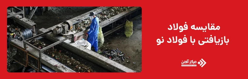 فولاد نو و فولاد بازیافتی