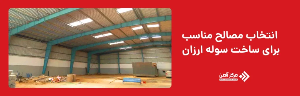  انتخاب مصالح مناسب