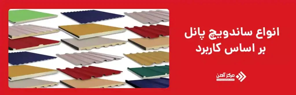انواع ساندویچ پانل
 بر اساس کاربرد