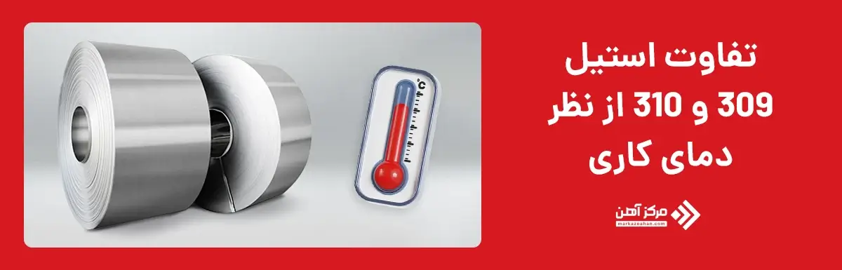 تفاوت استیل 309 و 310 از نظر دمای کاری