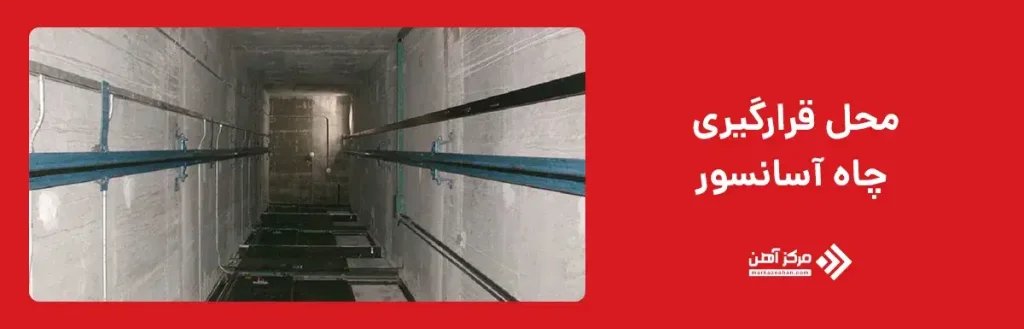 محل قرار گیری چاه آسانسور