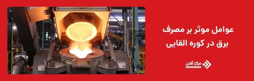 عوامل موثر بر مصرف برق در کوره القایی 
