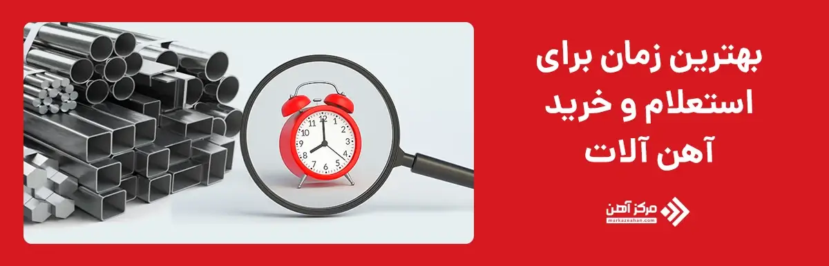 بهترین زمان برای استعلام و خرید آهن آلات