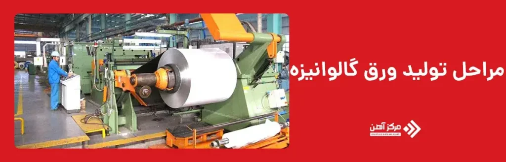 مراحل تولید ورق گالوانیزه