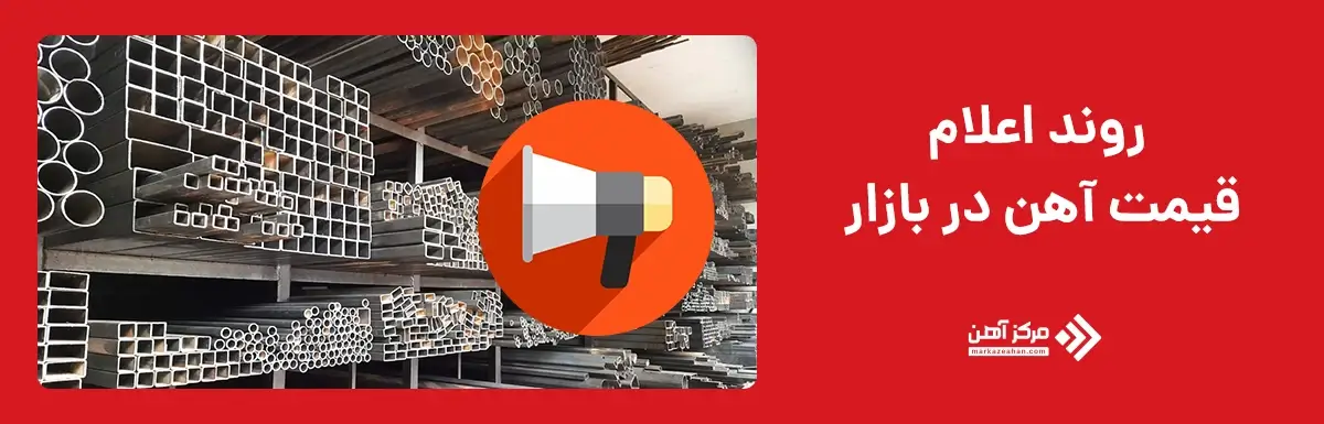 روند اعلام قیمت آهن در بازار 