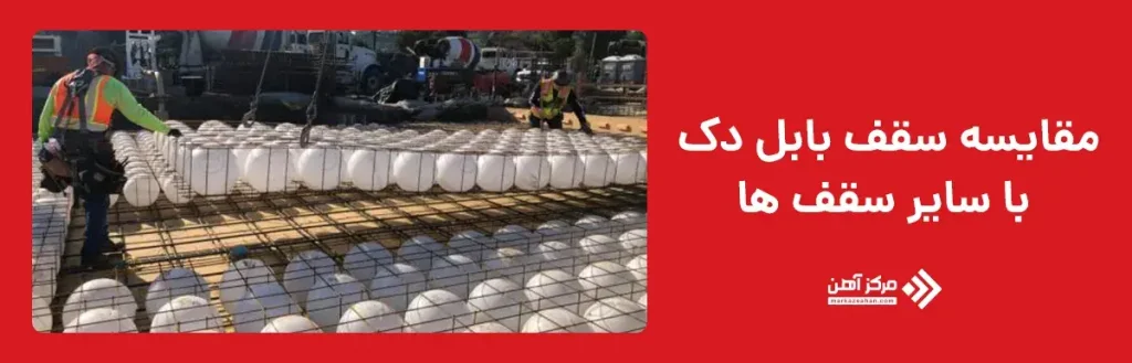 مقایسه سقف بابل دک با سایر سقف ها