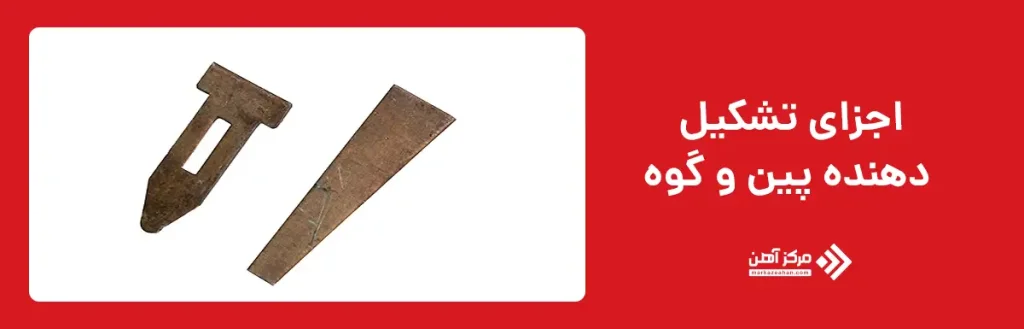 اجزای تشکیل دهنده پین و گوه