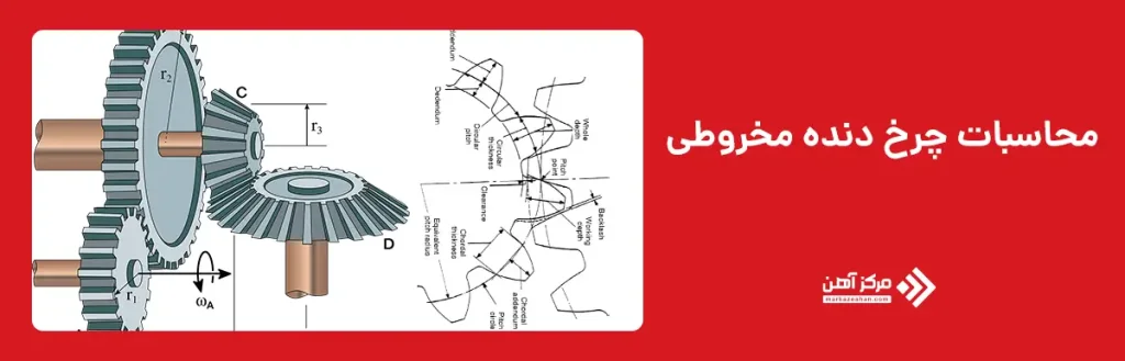 محاسبات چرخ دنده مخروطی