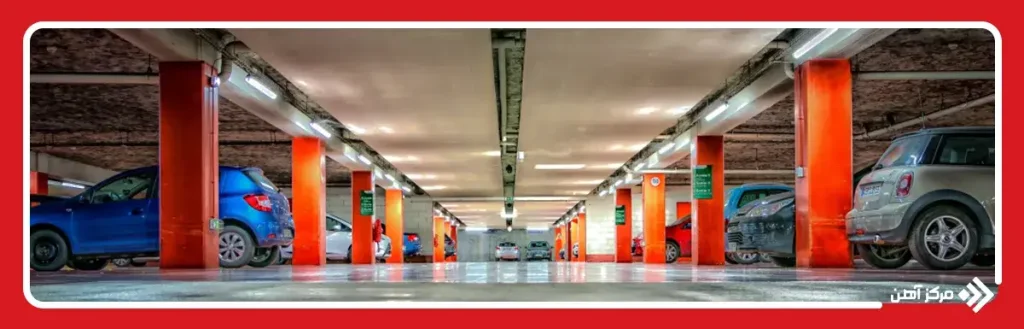 تعیین فضای مفید پارکینگ